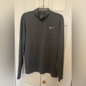 Nike Dri-FIT Golf Performance Pullover Men’s Large Grey Quarter Zip